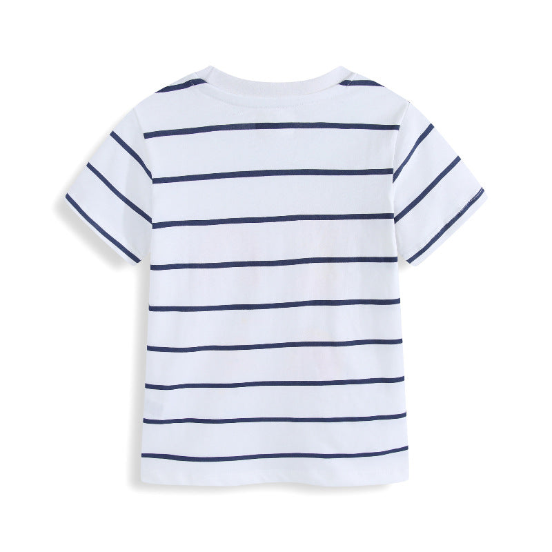 Kinder T-Shirt mit buntem Regenbogen und fröhlichem Sonnendesign Drune