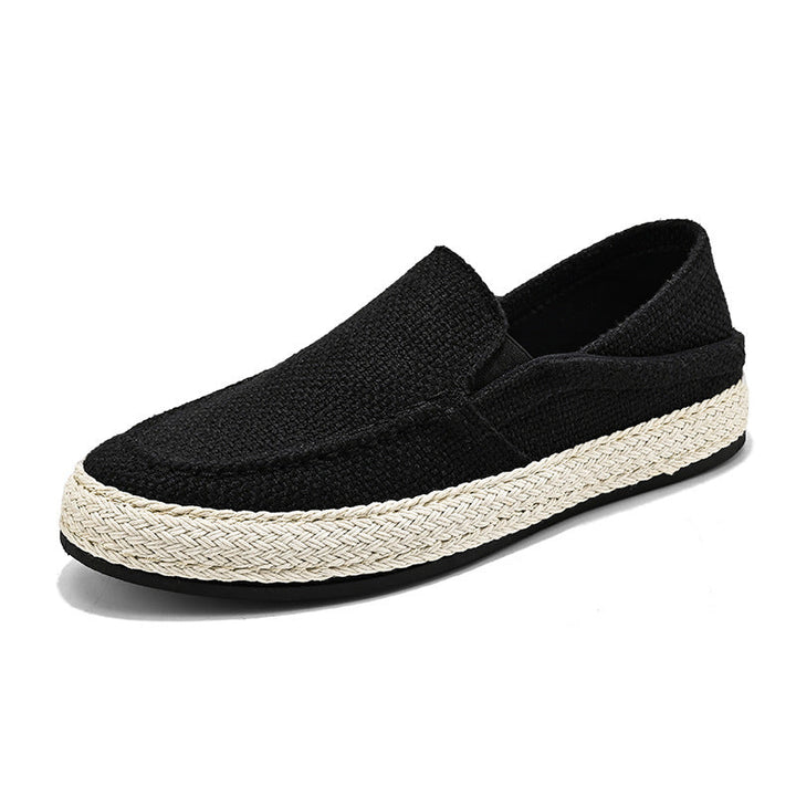 Damen Komfortable Slip-On Freizeitschuhe mit geflochtenem Design Drune