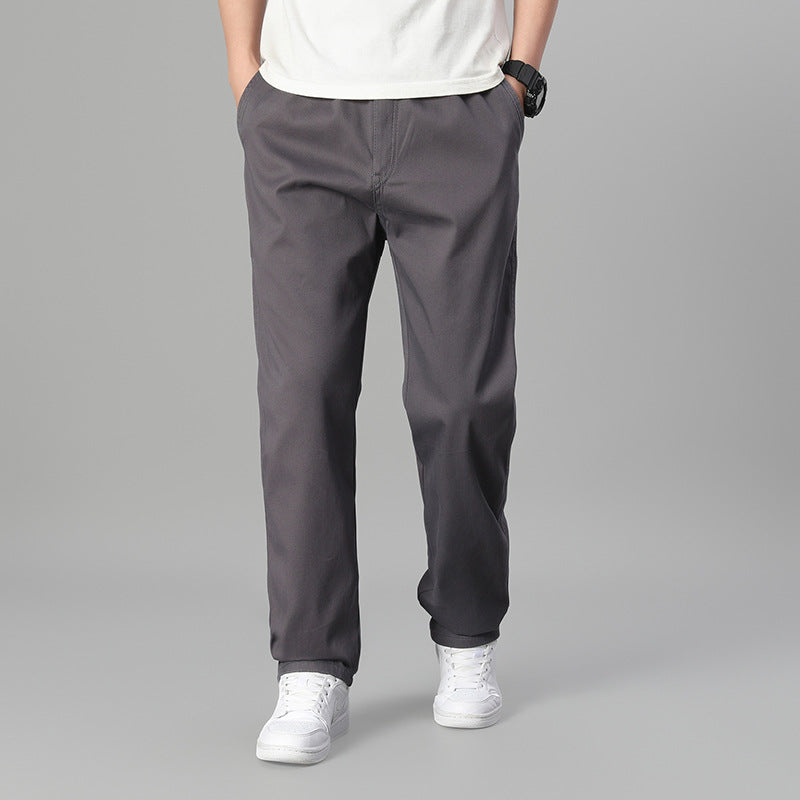 Herren Bequeme Chino-Hose Drune