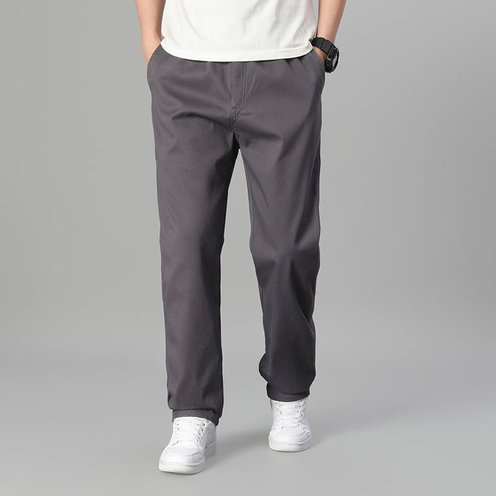 Herren Bequeme Chino-Hose Drune