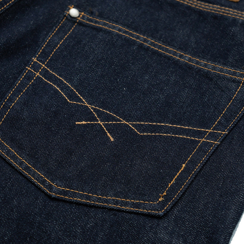 Damen Relaxed-Fit High-Waist Denimhose mit weitem Bein und markanter Nahtführung Drune
