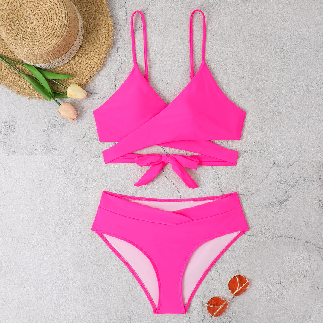 Damen Triangel-Bikini mit modischen Akzenten Drune
