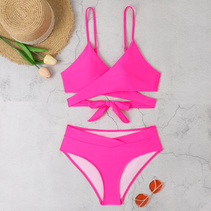 Damen Triangel-Bikini mit modischen Akzenten Drune