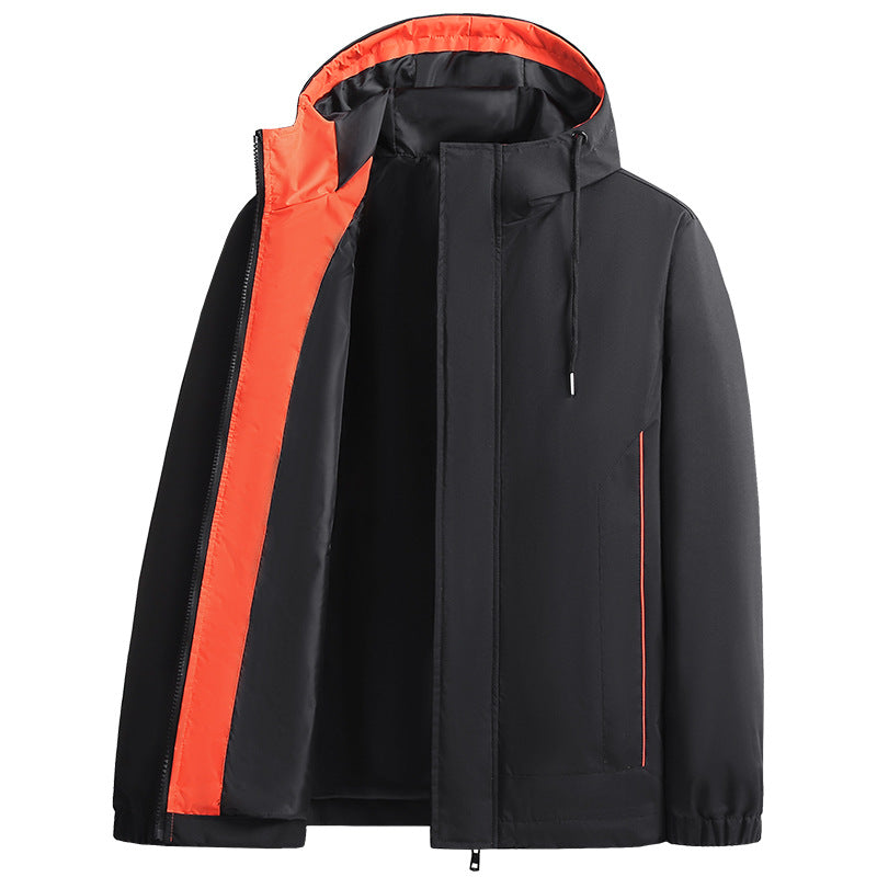 Herren Funktionale Übergangsjacke mit Kapuze Drune