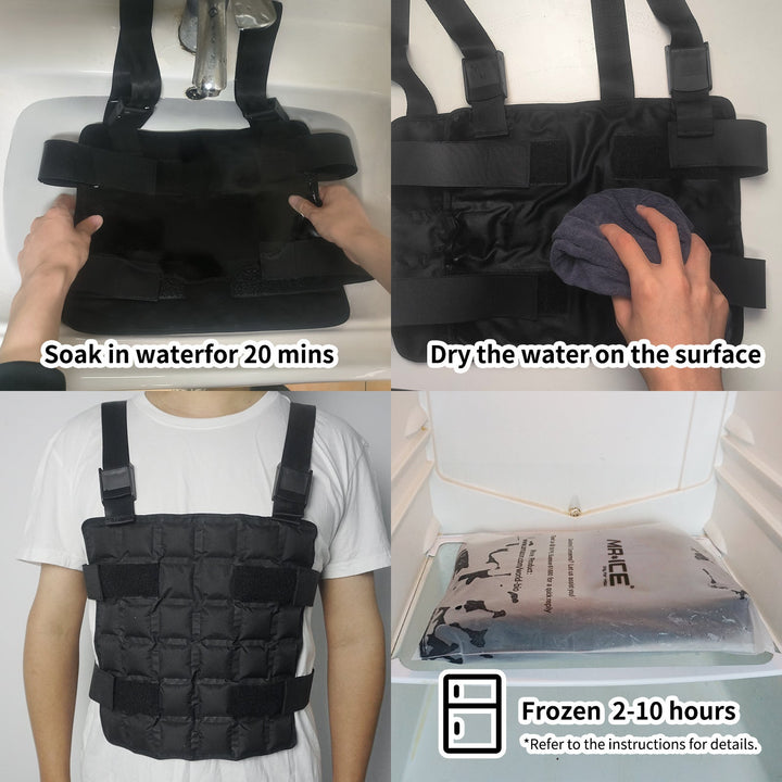 Unisex nan verstellbare Trainingsgewichtsweste mit modularen Gewichtstaschen, Klettfixierung und gepolsterten Schultergurten Drune