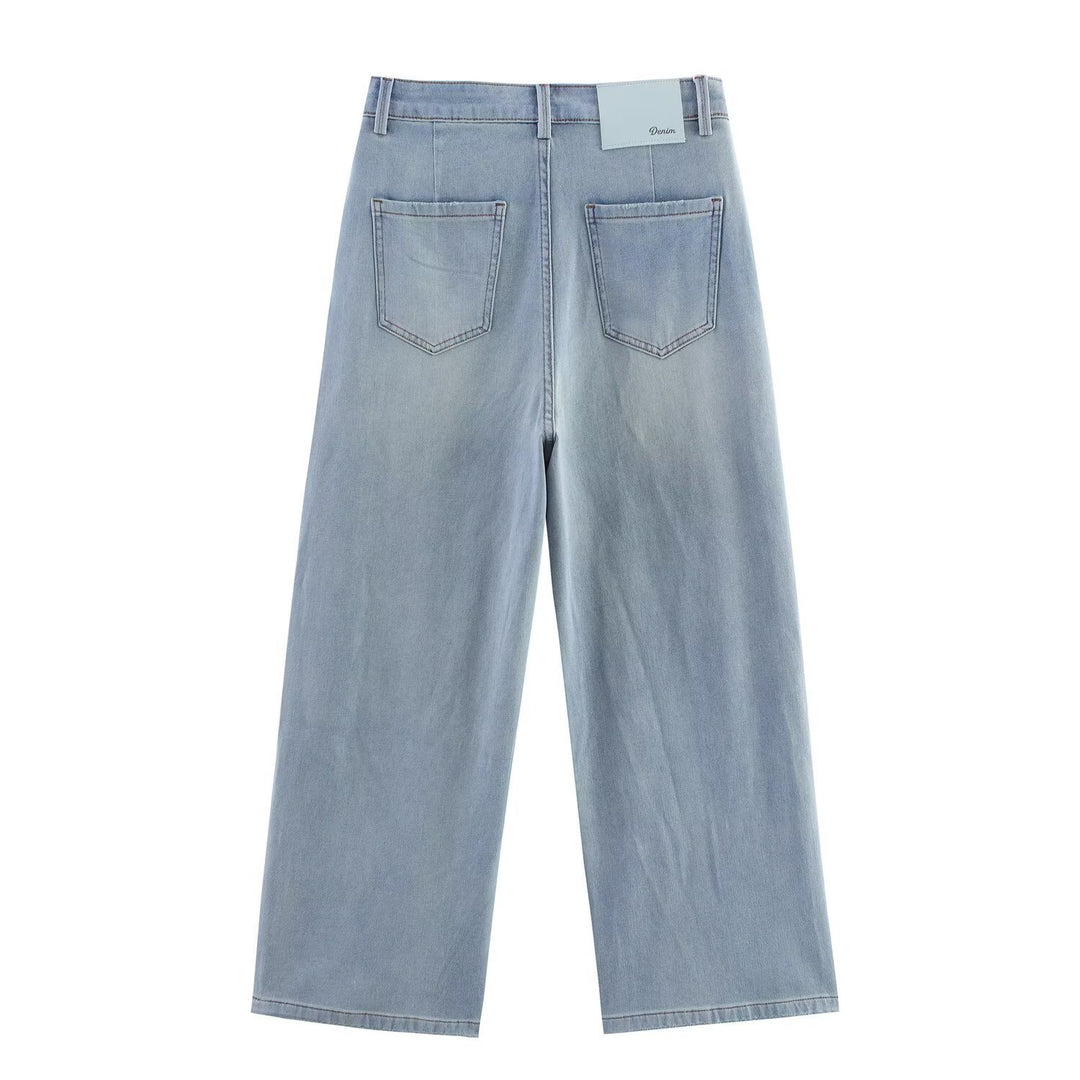 Damen weit geschnittene Jeans Drune