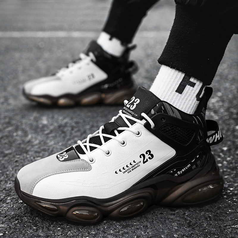 Herren Gefütterte Chunky-Sneaker mit sichtbarer Luftkissen-Zwischensohle und Teddyfutter Drune