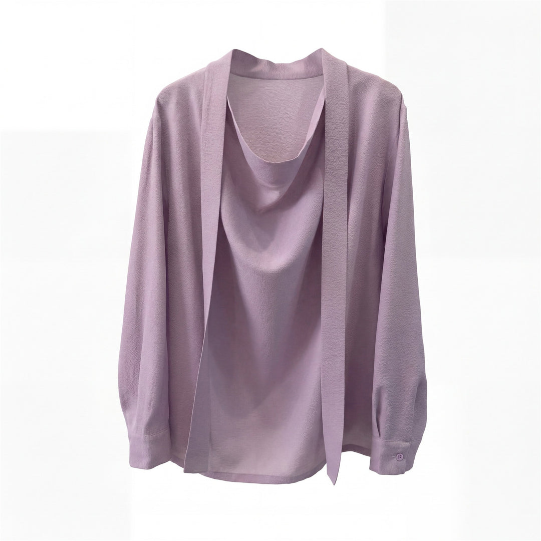 Damen Eleganter Drapierter Vordercardigan Drune