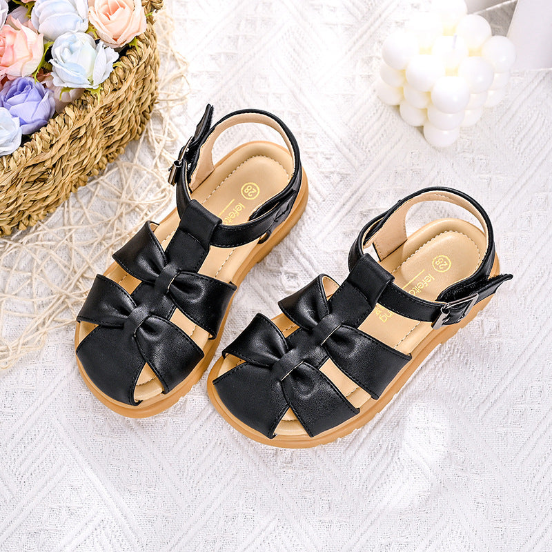 Damen Komfortable Sandalen mit Schleifen Drune