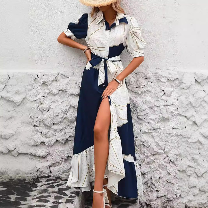 Damen Maxikleid mit floralem Design Drune