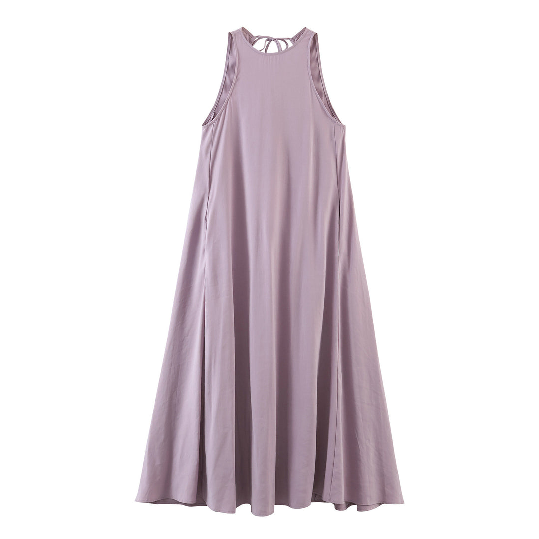 Damen Maxikleid mit elegantem Rückenausschnitt und schwingendem Schnitt Drune