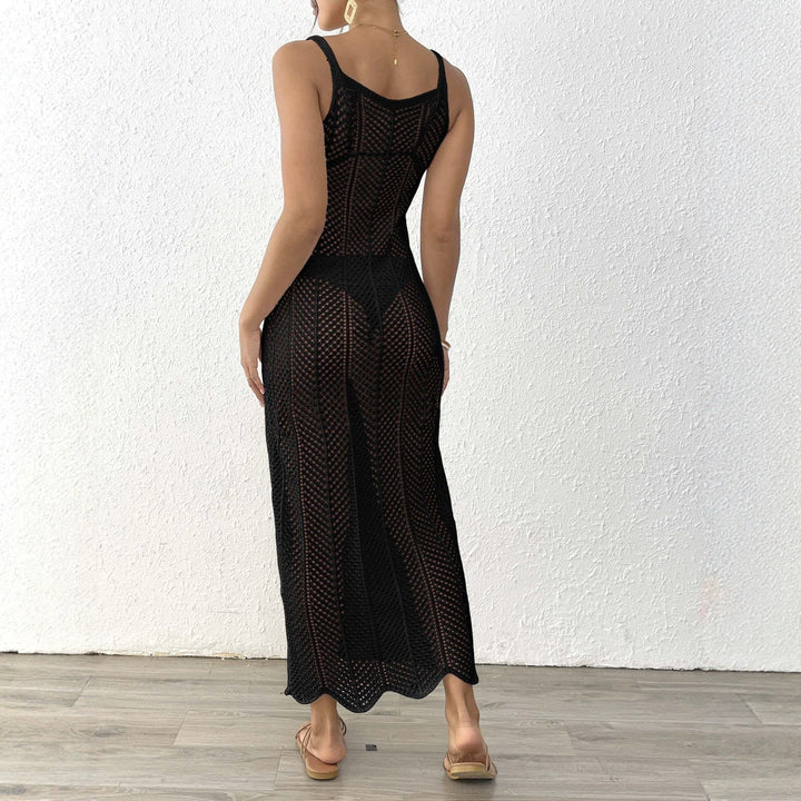 Damen transparenter Strandsarong mit elegantem Design Drune