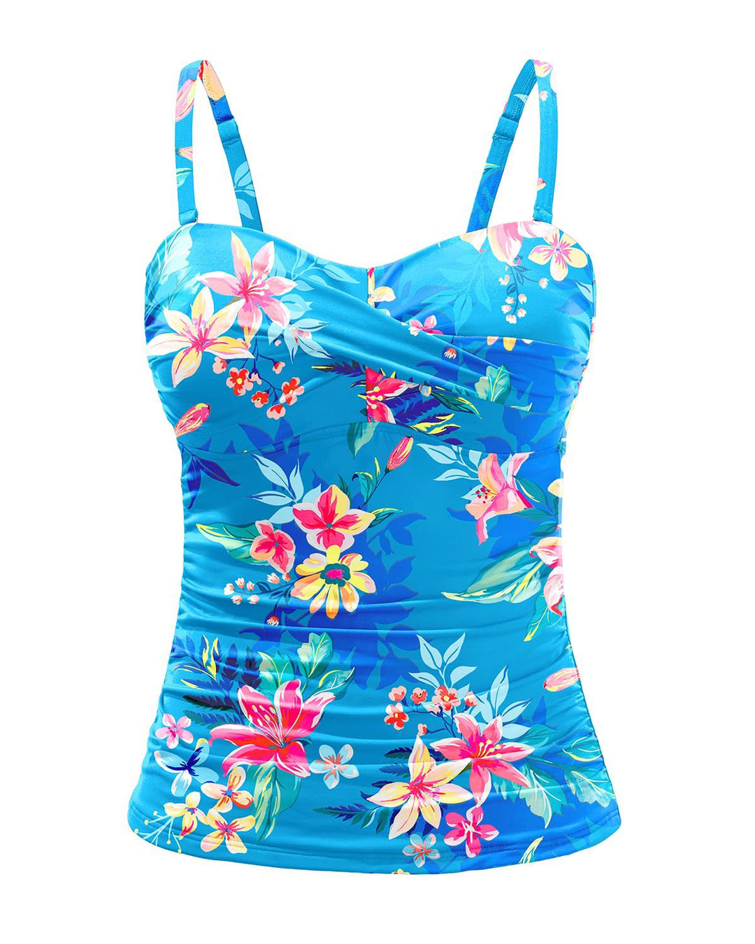 Damen Tankini mit raffiniertem Wickeldesign Drune