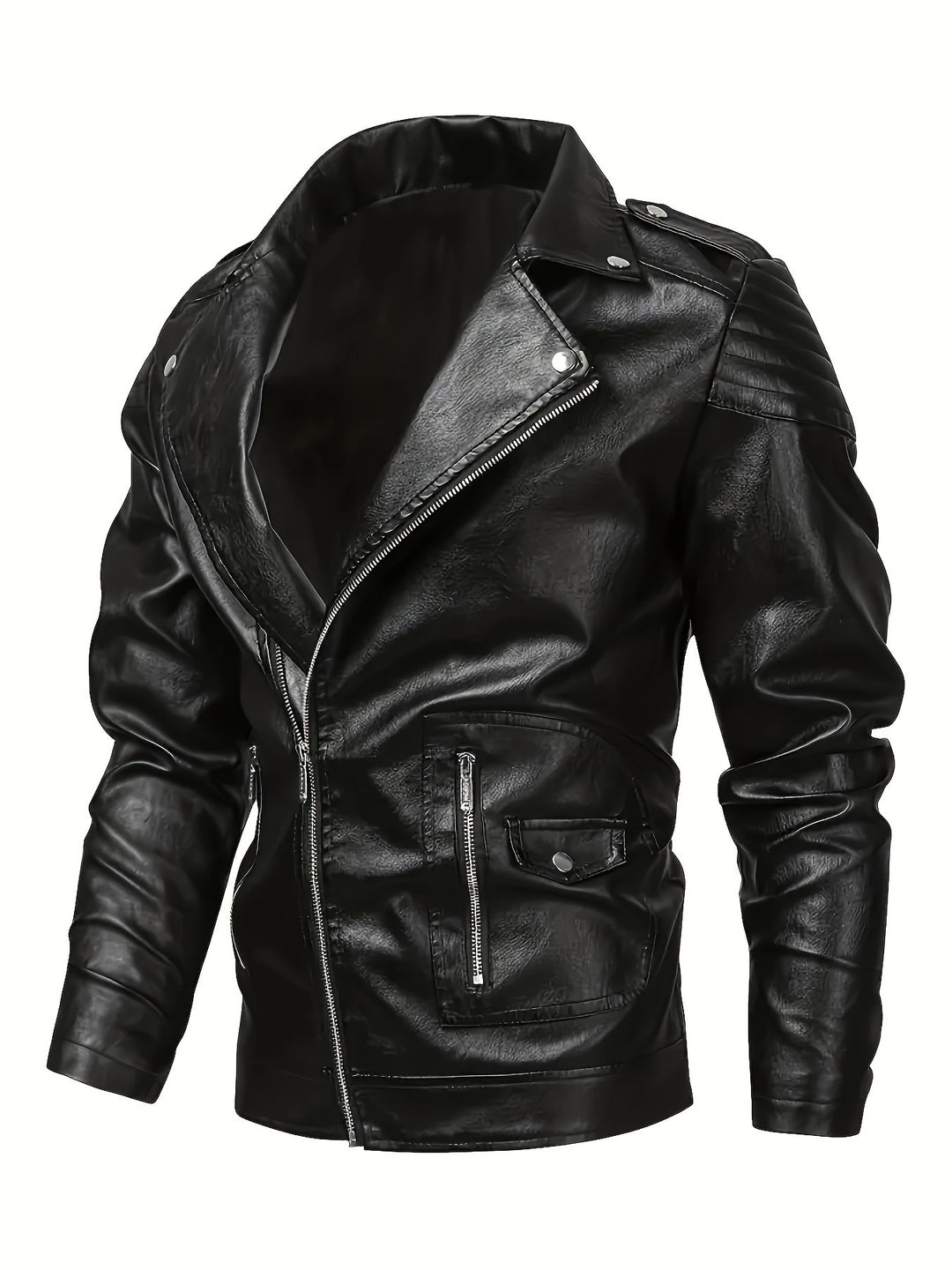 Herren Biker-Lederjacke Drune