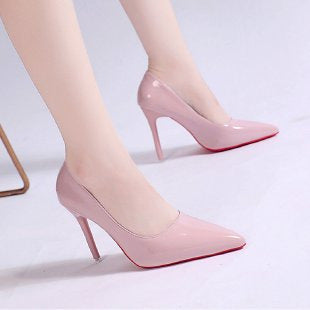 Damen Hochglanz Stiletto Absätze Drune