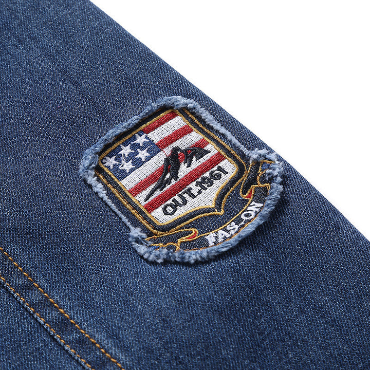 Herren Klassische Jeansjacke Drune