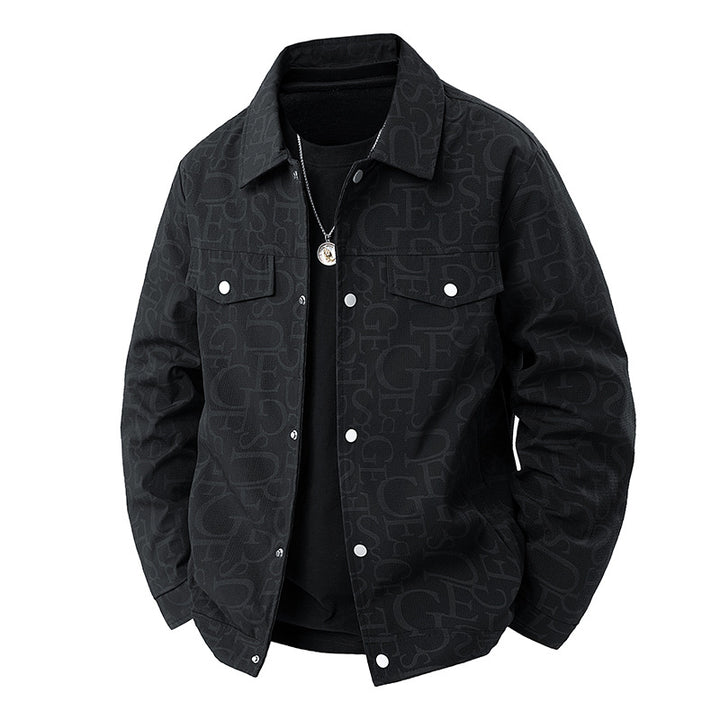 Herren Geprägte Overshirtjacke Drune