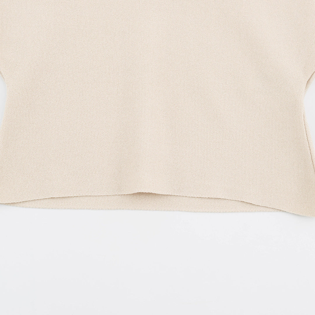 Damen Asymmetrischer Feinstrick-Pullover mit Schalkragen, Schulterreißverschluss und Zipper-Ärmel Drune