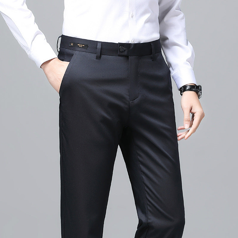Herren Elegante Business-Chino mit Stretchkomfort und schlankem Bügelsaum Drune