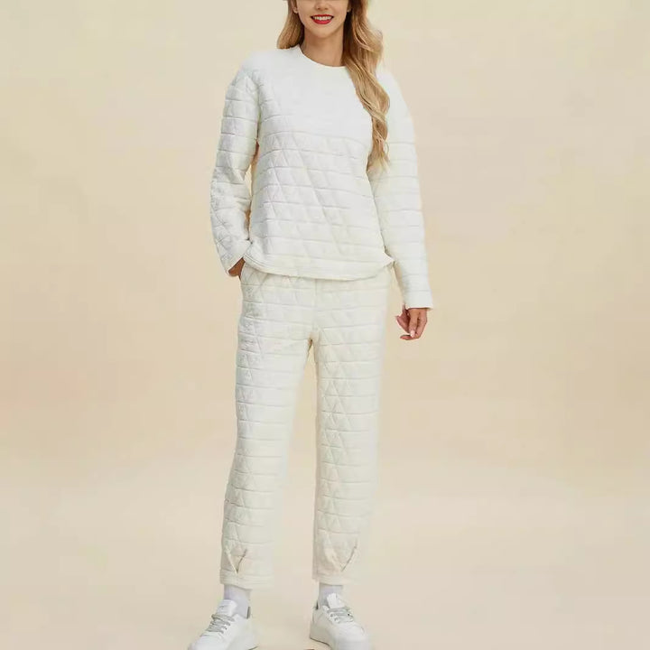 Damen Quilted Lounge-Set Drune
