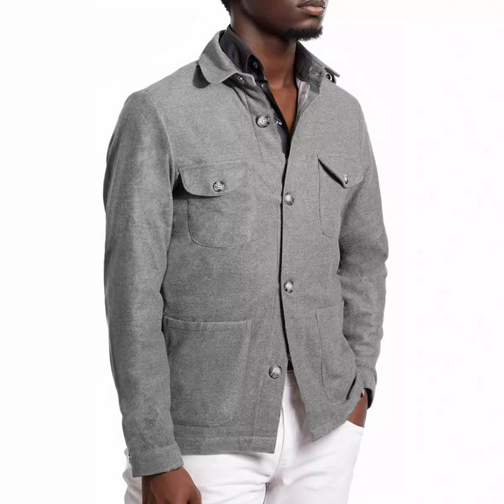 Herren Funktionsjacke mit hochschließendem Kragen und praktischen Taschen Drune