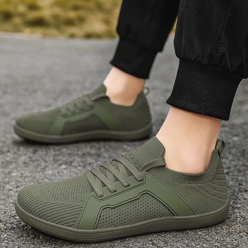 Herren nan urbaner Strick-Freizeit-Sneaker mit elastischem Schlupfschaft, thermoplastischer Seitenverstärkung und stoßdämpfender Leichtlaufsohle Drune