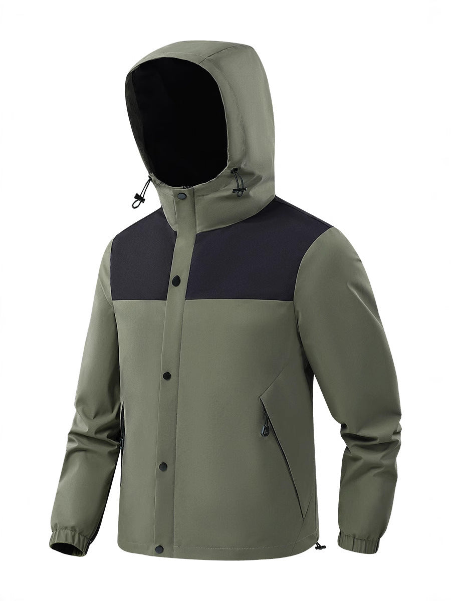 Herren Atmungsaktive Outdoor-Jacke Drune