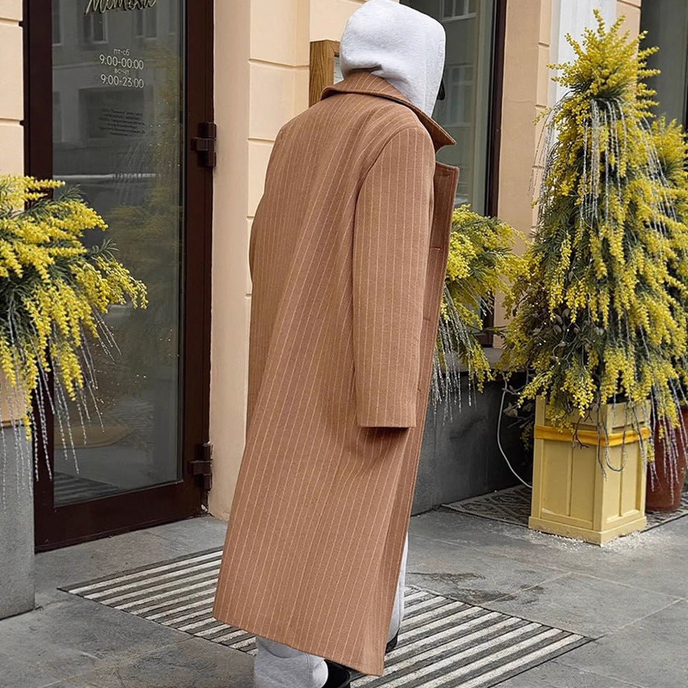 Damen Oversized Steppmantel Drune