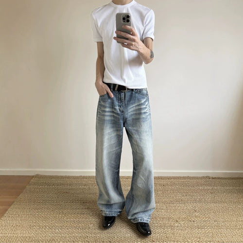 Damen Weitgeschnittene Denim-Jeans Drune