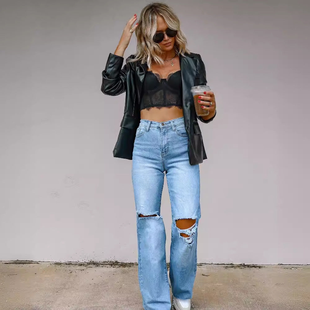 Damen Urbaner, lässiger Blazer Drune