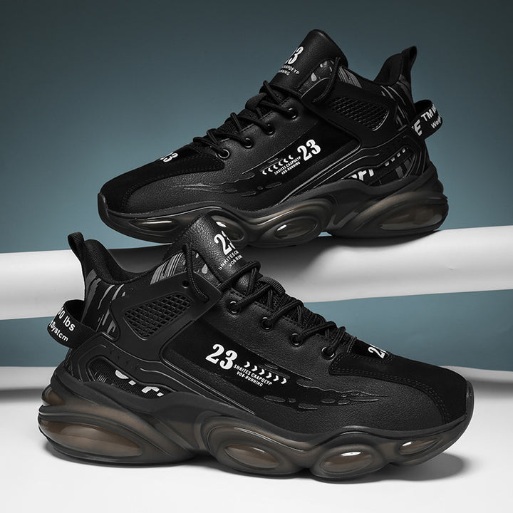 Herren Gefütterte Chunky-Sneaker mit sichtbarer Luftkissen-Zwischensohle und Teddyfutter Drune