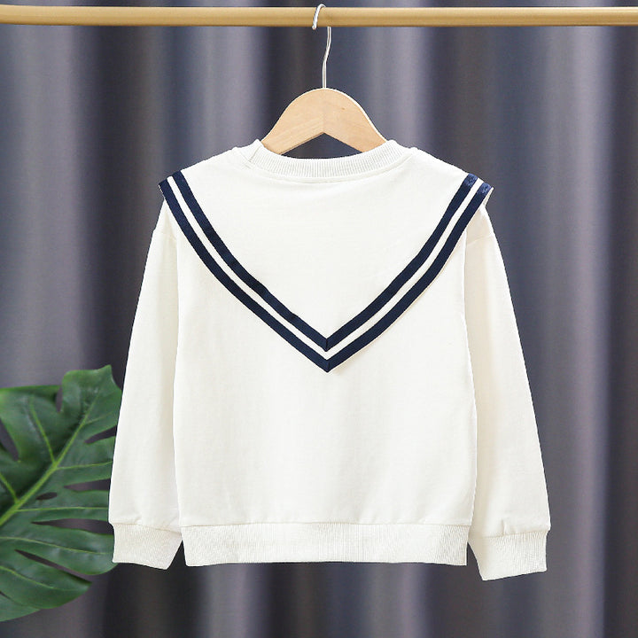 Damen Sweatshirt mit maritimem Kragen Drune