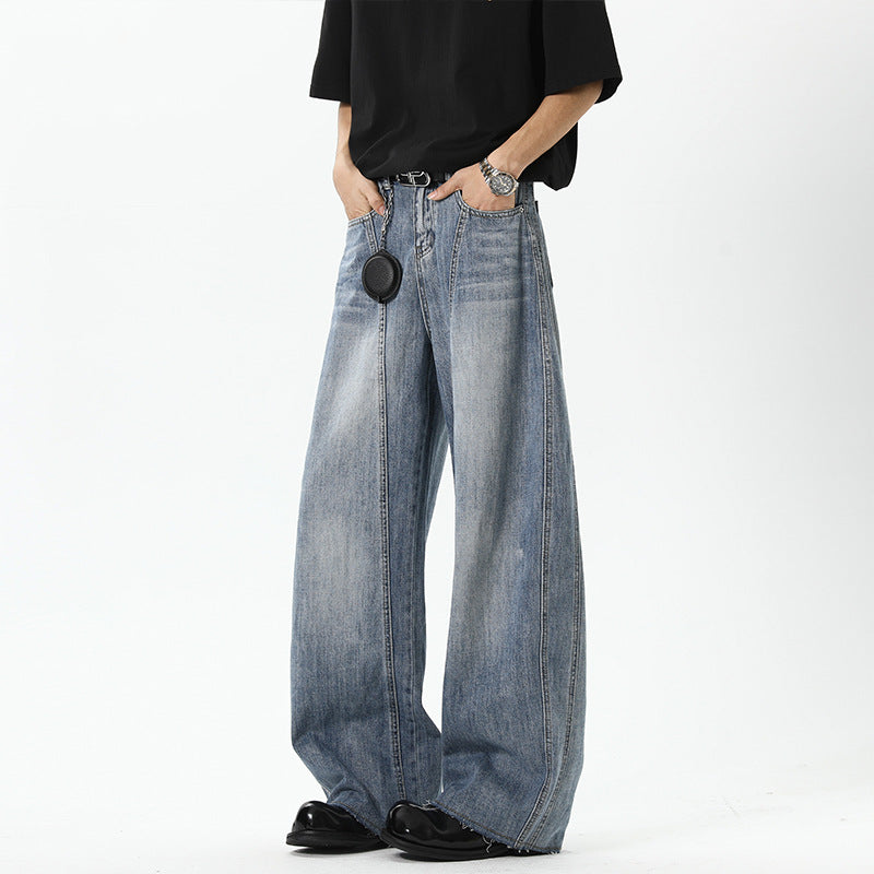 Damen Weitgeschnittene Jeanshose Drune