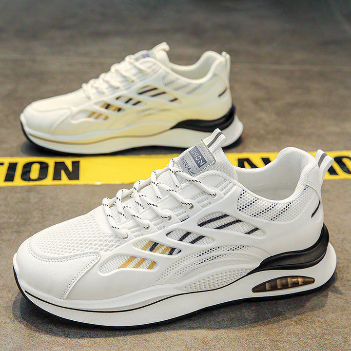 Damen Sportliche Sneakers mit atmungsaktiven Mesh-Einsätzen und dämpfender Sohle Drune