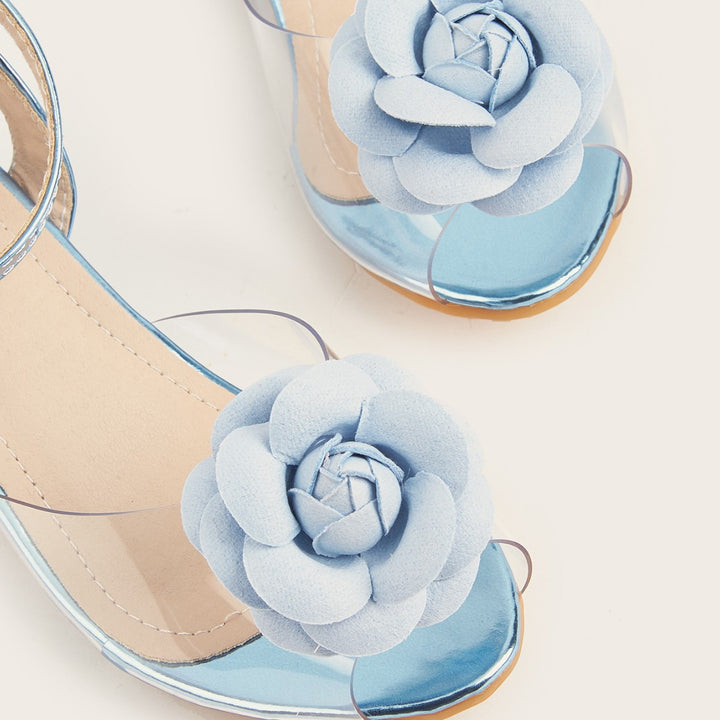 Mädchen Elegante Sandalen mit niedlichem Blumenmotiv Drune