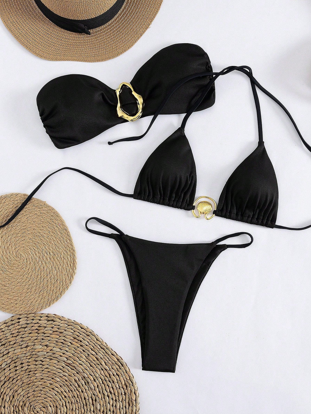 Damen Bikini mit raffiniertem Bandeau-Oberteil und höchstem Tragekomfort Drune