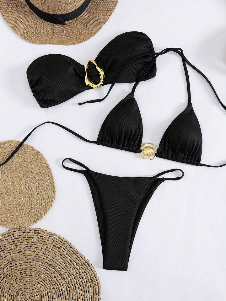 Damen Bikini mit raffiniertem Bandeau-Oberteil und höchstem Tragekomfort Drune