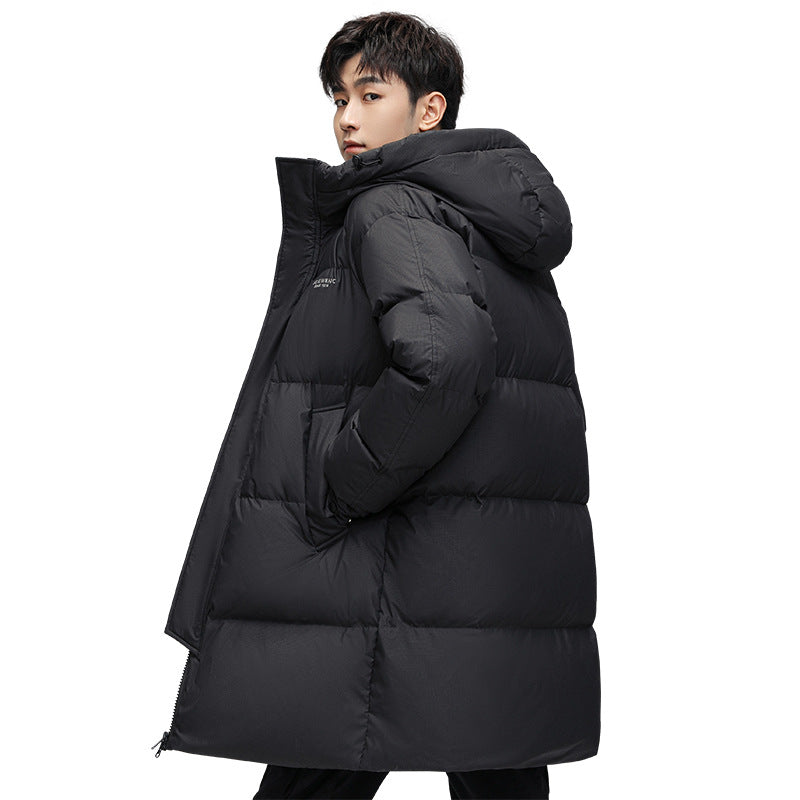 Herren Lange Daunenjacke Drune