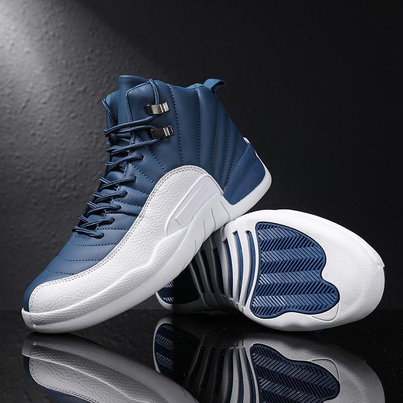 Herren Retro-inspirierte Performance-Basketballstiefel mit verstärkter Seitenwand Drune