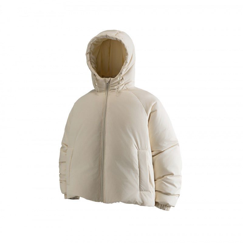 Damen Leichte Boxy-Steppkapuzenjacke mit Kordelzug, verdecktem Reißverschluss und elastischen Bündchen Drune