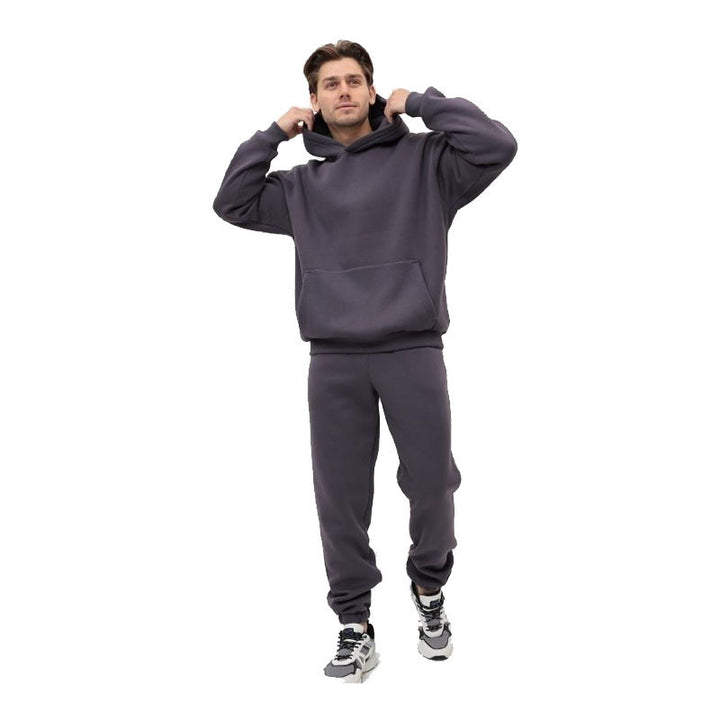 Damen nan extraweicher Oversize-Hoodie mit strukturierter Kängurutasche, überschnittener Schulter und angerauter Innenseite Drune
