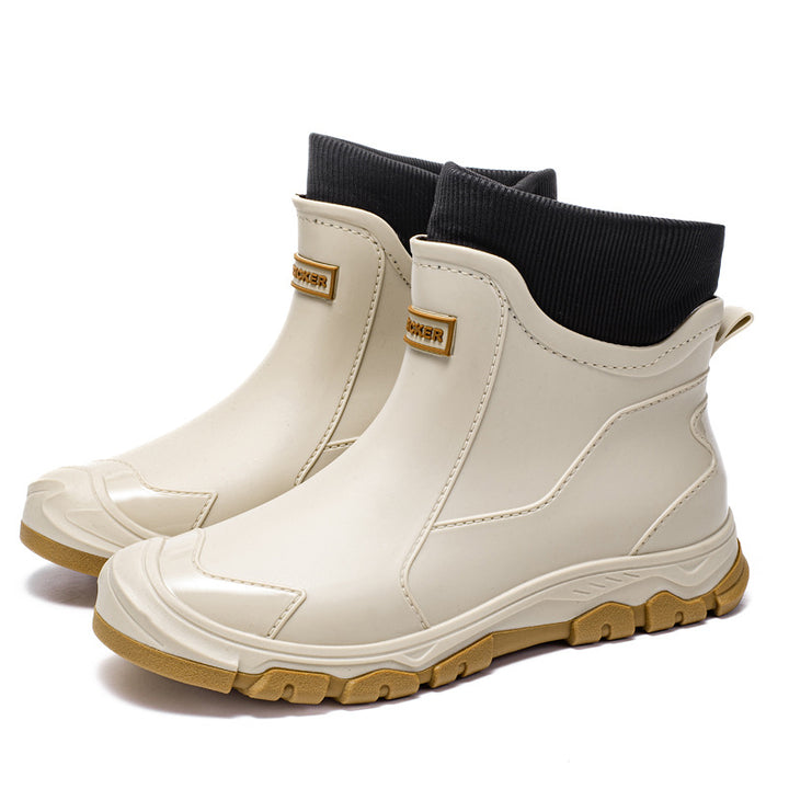 Damen Urbaner Gummi-AnklDruneoot mit flexibler Strickmanschette und griffiger Trailsohle Drune