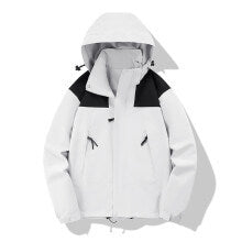 Unisex Leichte technische Softshell-Outdoorjacke mit Kapuze und verstellbarem Saum Drune