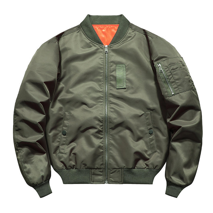Herren Leichte Flieger-Bomberjacke mit wasserabweisender Shell und Kontrastfutter Drune