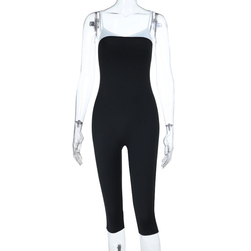 Damen Figurbetonter Jumpsuit Drune