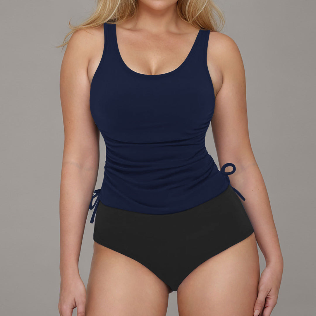 Damen Sportlicher Badeanzug mit floralem Design Drune
