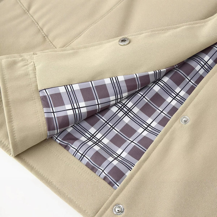 Damen Übergangsjacke mit modernem Kragen und praktischen Taschen Drune