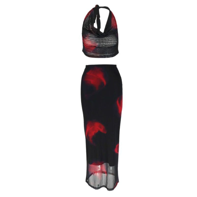 Damen elegantes 2-teiliges Set mit aufregendem Design Drune