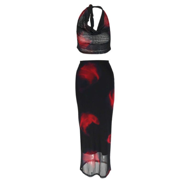 Damen elegantes 2-teiliges Set mit aufregendem Design Drune
