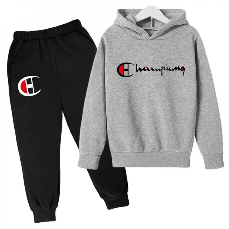 Unisex nan Kapuzenpullover mit Jogginghose Freizeitset Drune